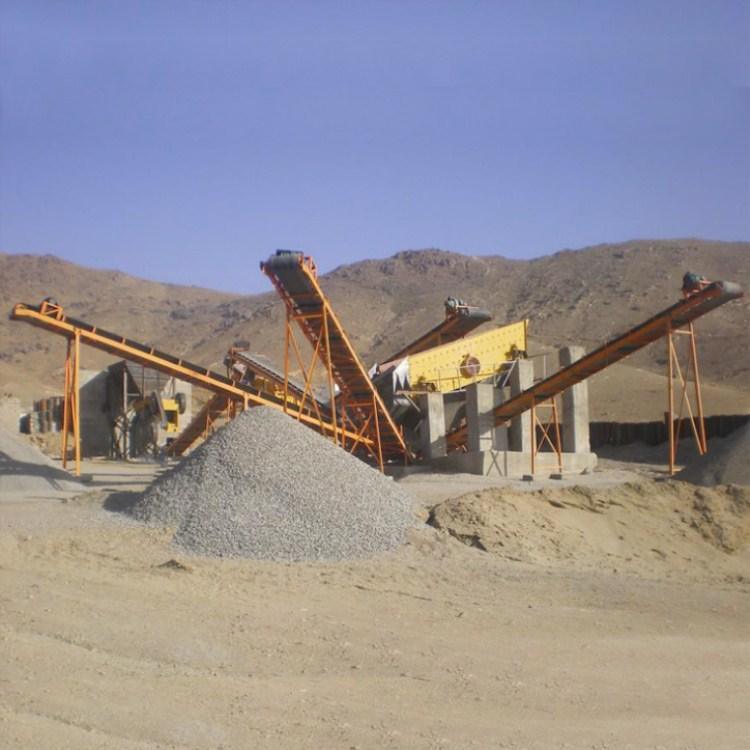 河南安陽時產300噸砂石料生產線-河南紅星礦山機器